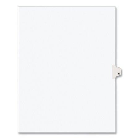 AVERY DENNISON Individual Dividers, Exhibit N, PK25, Width: 11" 01414